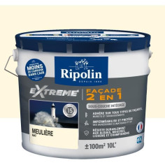RIPOLIN Peinture façade ton Meuliere 10L