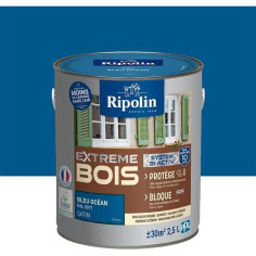 RIPOLIN PROTECTION EXTREME BOIS BLEU OCEAN RAL 5 Satin 2 RIPOLIN PROTECTION EXTREME BOIS BLEU OCEAN RAL 5 Satin 2