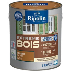RIPOLIN PROTECTION EXTREME BOIS TON BOIS RAL 800 SATIN 2