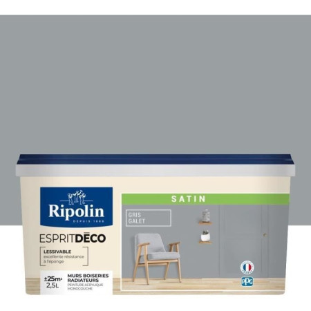 RIPOLIN ESPRIT DECO MULTI SUPPORTS GALET satin 2