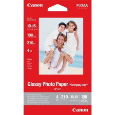 CANON Papier Photo 10x15cm GP-501 Glacé 210gr 100 Feuilles CANON Papier Photo 10x15cm GP-501 Glacé 210gr 100 Feuilles