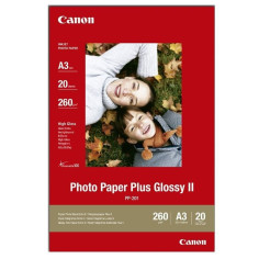 Papier photo CANON PP-201 260g/m2 - Format A3 - 20 feuilles