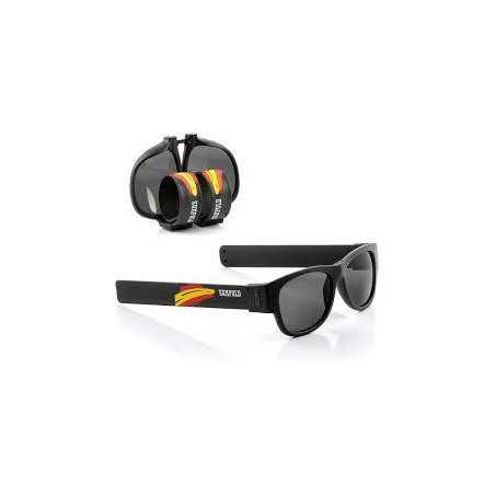 Lunettes de Soleil Enveloppantes Sunfold Spain Black