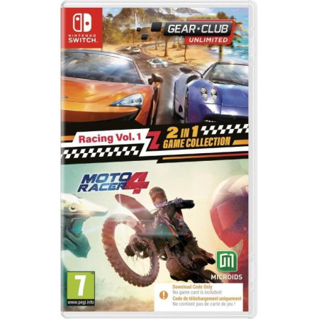 Racing Vol. 1 : 2 en 1 Game Collection - Gear Club Unlimited + Moto Racer 4 - Jeu Nin