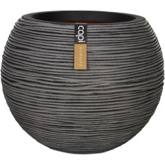 Vase boule - CAPI EUROPE - RIB NL - 40 x 32 cm - Anthracite