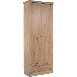 Armoire - Timber 40A - Décor chene artisan - 2 portes a cadre