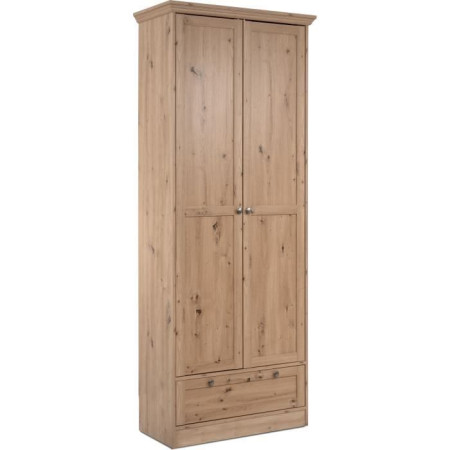 Armoire - Timber 40A - Décor chene artisan - 2 portes a cadre