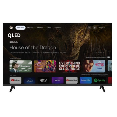 TV QLED UHD 4K - CONTINENTAL EDISON - 65 (164 cm) - Smart Google - Wifi Bluetooth - 4xHDMI - 2xUSB - CELED65SGQLD24B6