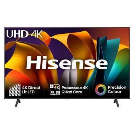 Hisense 65A6N - TV LED 65 (164 cm) - 4K UHD 3840x2160 - Dolby Vision - 3xHDMI 2.1 - WiFi