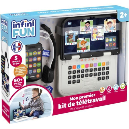 Kit Télétravail - KD - Mon Premier Kit de Télétravail - Effets lumineux et sons réali