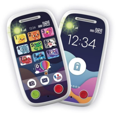 Téléphones Jouet - KD - Mon 1er Duo de Téléphones - Communication réaliste et apprent