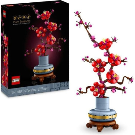 LEGO Icons 10369 Les Fleurs de Prunier - Décoration Florale d'Intérieur