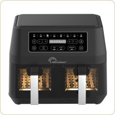 Friteuse diététique - LITTLE BALANCE - 8765 - Crousty light duo - 9 L - 2460 W - 9 programmes - Noir Friteuse diététique - LITTLE BALANCE - 8765 - Crousty light duo - 9 L - 2460 W - 9 programmes - Noir