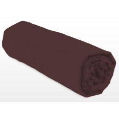 Drap-housse - LOVELY HOME - LH71601 - 90x190+25 cm - Marron Drap-housse - LOVELY HOME - LH71601 - 90x190+25 cm - Marron
