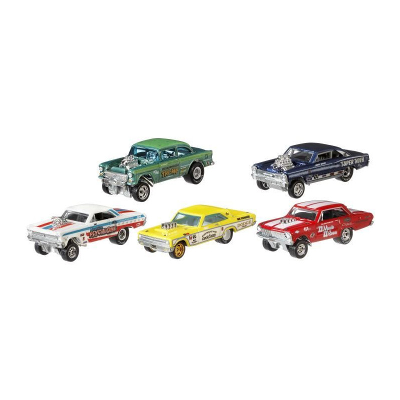 Hot Wheels Coffret Legends Lot de 6 véhicules en métal | Mattel