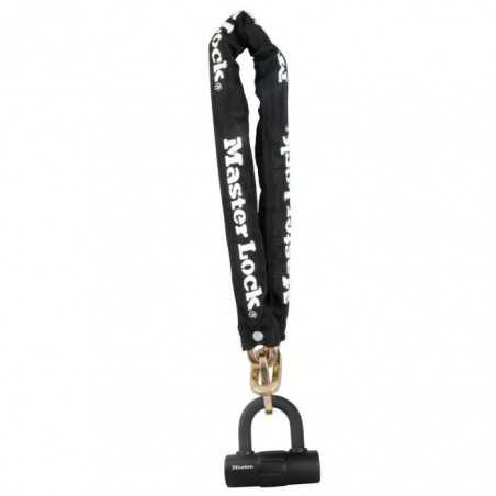 Master Lock Chaîne avec serrure Mini U Acier 90 cm x 10 mm 8234EURDPRO