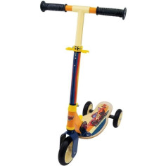 Smoby - Cars - Patinette pliable - 3 roues silencieuses - Plateau bois - Jaune et Mul Smoby - Cars - Patinette pliable - 3 roues silencieuses - Plateau bois - Jaune et Mul