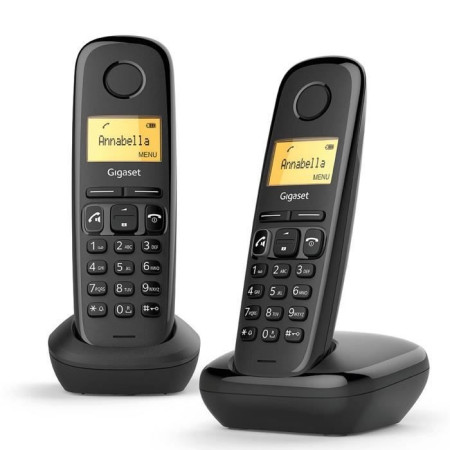 Téléphone sans fil GIGASET A270 Duo Noir - ID d'appelant