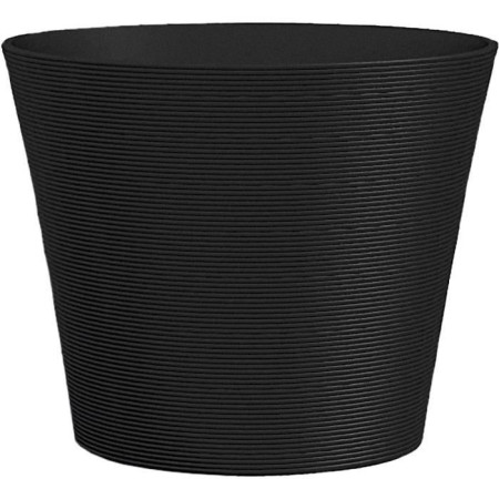 Pot de fleurs - GARDEN ID - Green Care Sense Noir-Anthracite - 30 x 27 cm - Garantie