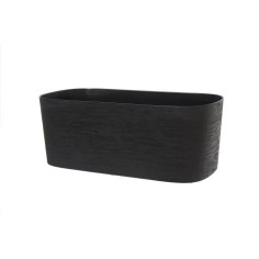 Jardiniere + réserve eau - GARDEN ID Respect - Noir-Anth 50 x 17 cm - 100% déchets mé Jardiniere + réserve eau - GARDEN ID Respect - Noir-Anth 50 x 17 cm - 100% déchets mé