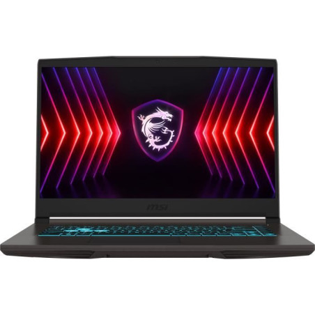 PC Portable Gamer - MSI - Thin 15 B12UC-2489XFR - 15,6 FHD 144Hz - i5-12450H - RAM 16Go - 512Go SSD - RTX 3050 4Go - Sans window