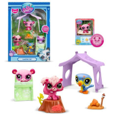 Pack a theme 3 Pets - BANDAI - Littlest Pet Shop Camping - Animaux et accessoires Pack a theme 3 Pets - BANDAI - Littlest Pet Shop Camping - Animaux et accessoires