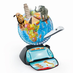 CLEMENTONI - Exploraglobe - Voyage en temps réel - 3 modes de jeu et 28 activités - Stylo Bluetooth CLEMENTONI - Exploraglobe - Voyage en temps réel - 3 modes de jeu et 28 activités - Stylo Bluetooth