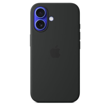 APPLE iPhone&nbsp;16 - Coque en silicone avec MagSafe - Black
