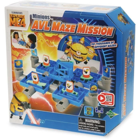 Jeu de Labyrinthe - EPOCH GAMES - Minions AVL Maze Mission - Guider la Bille