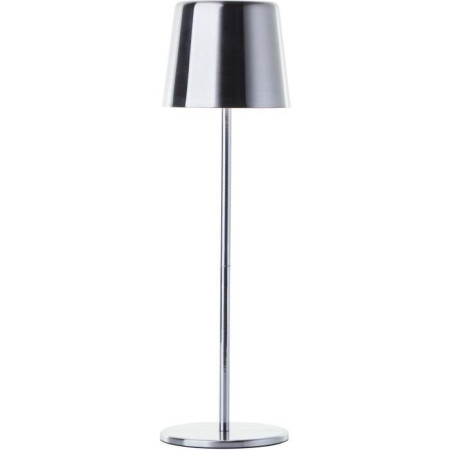 Lampe a poser d'extérieur - BRILLIANT - XAANA - Rechargeable - Chrome - LED - 2W - 16
