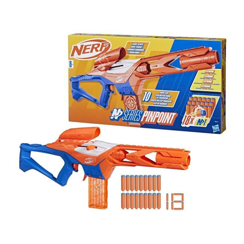 Nerf N Series Gear Up Pack, 3 Blasters, 18 fléchettes Nerf