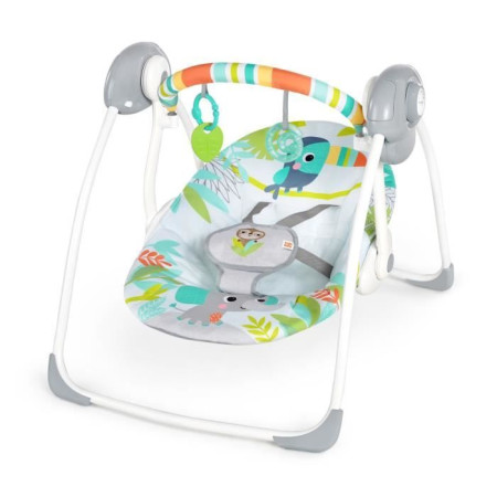 BRIGHT STARTS Balancelle bébé électrique compacte  Toucan