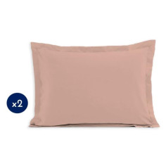 Lot de 2 taies d'oreiller - LOVELY HOME - LH71619 - 50 x 70 cm - Rose Lot de 2 taies d'oreiller - LOVELY HOME - LH71619 - 50 x 70 cm - Rose