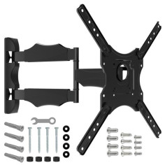 NANOOK Support Mural orientable pour téléviseurs 32-55 Pouces - Inclinable - Support Mural pour téléviseurs LCD, LED, QLED e
