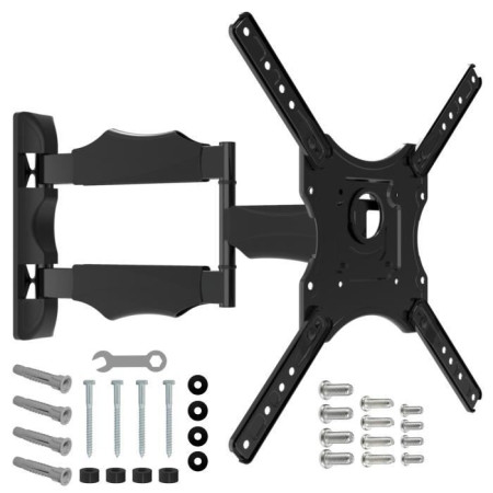 NANOOK Support Mural orientable pour téléviseurs 32-55 Pouces - Inclinable - Support