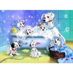 Puzzle 60 p - NATHAN - Les 101 Dalmatiens - Blanc - Disney - Scene de vie Puzzle 60 p - NATHAN - Les 101 Dalmatiens - Blanc - Disney - Scene de vie