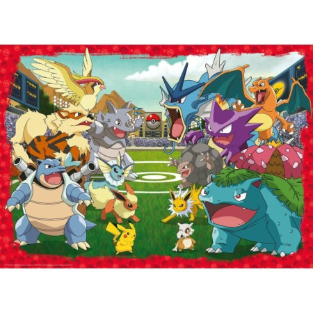 Puzzle 1000 pieces Pokémon l'affrontement