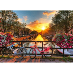 Puzzle 1000 pieces Vélos a Amsterdam Puzzle 1000 pieces Vélos a Amsterdam