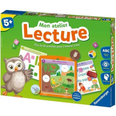 Mon atelier Lecture - Coffret complet éducatif - Apprentissage de la lecture - 50 act