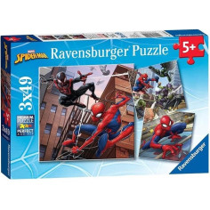 Puzzles Spider-Man 3x49 pieces - Ravensburger - Pour enfants des 5 ans Puzzles Spider-Man 3x49 pieces - Ravensburger - Pour enfants des 5 ans