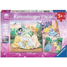 Puzzles Disney Princesses - Ravensburger - Lot de 3 puzzles de 49 pieces - Des 5 ans Puzzles Disney Princesses - Ravensburger - Lot de 3 puzzles de 49 pieces - Des 5 ans