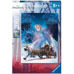 Puzzle La Reine des Neiges 2 - Ravensburger - 200 pieces XXL - Foret mystérieuse - En
