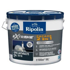 RIPOLIN Peinture Mat Façade 2 en 1