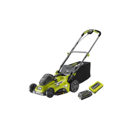 RYOBI - Tondeuse poussée 36V - Ø coupe 40 cm - ramassage et mulching - 1 batterie lit
