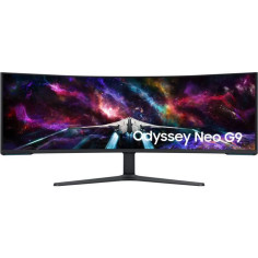 Ecran PC Gamer Incurvé - SAMSUNG - 57 - DUHD - 240Hz - Dalle VA mini LED - 1ms - Ajustable en hauteur - Odyssey Neo G9 G95NC