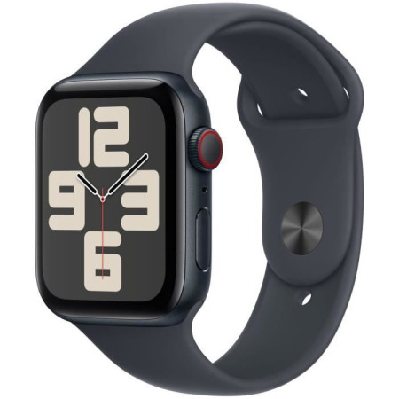 Apple Watch SE GPS + Cellular - 44mm - Boîtier Midnight Aluminium - Bracelet Midnight