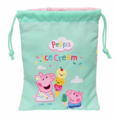 Sac à goûter Peppa Pig Ice cream Sac 20 x 25 x 1 cm Rose Menthe Sac à goûter Peppa Pig Ice cream Sac 20 x 25 x 1 cm Rose Menthe