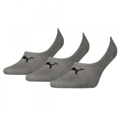 Socquettes de Sport Puma FOOTIE (3 Paires) Gris Socquettes de Sport Puma FOOTIE (3 Paires) Gris