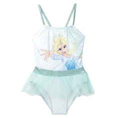 Maillot de Bain Fille Frozen Turquoise Maillot de Bain Fille Frozen Turquoise