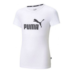 T shirt à manches courtes Enfant Puma ESS Logo Tee Blanc T shirt à manches courtes Enfant Puma ESS Logo Tee Blanc